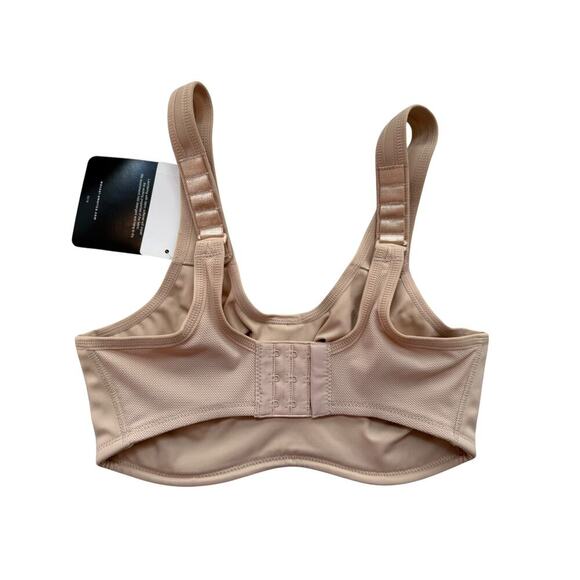 Wacoal Women's Beige Wired Full Coverage High Intensity Sports Bra Size 32D - Picture 5 of 8
